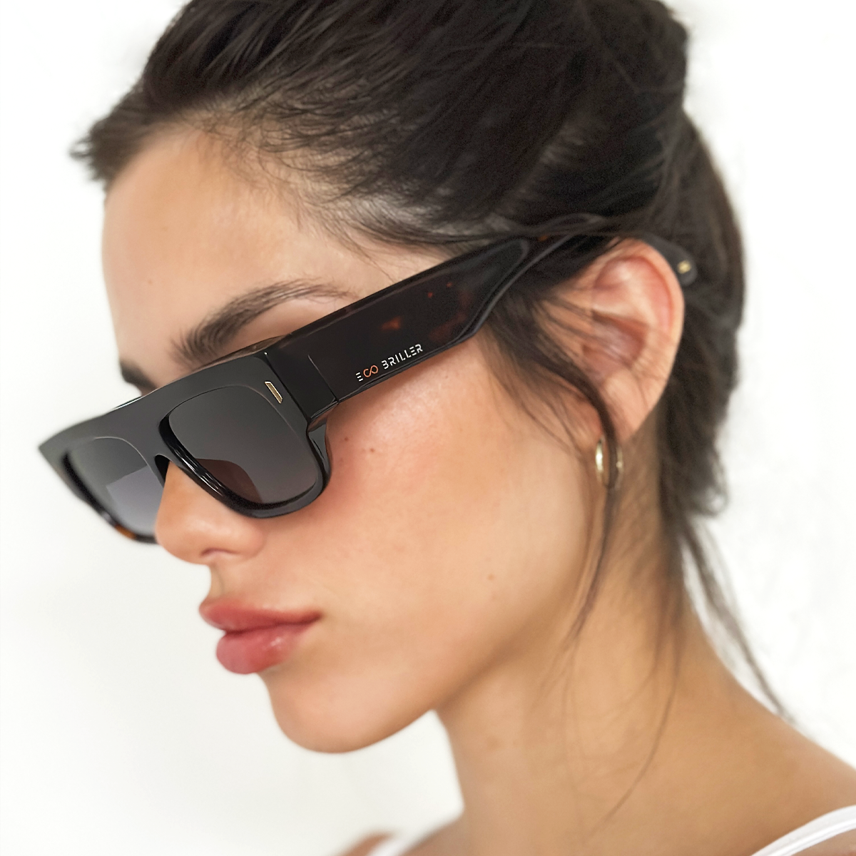 Anteojos De Sol - Glasgow Premium Series - Carey - Lente Gris Degrade Eco Sustentable