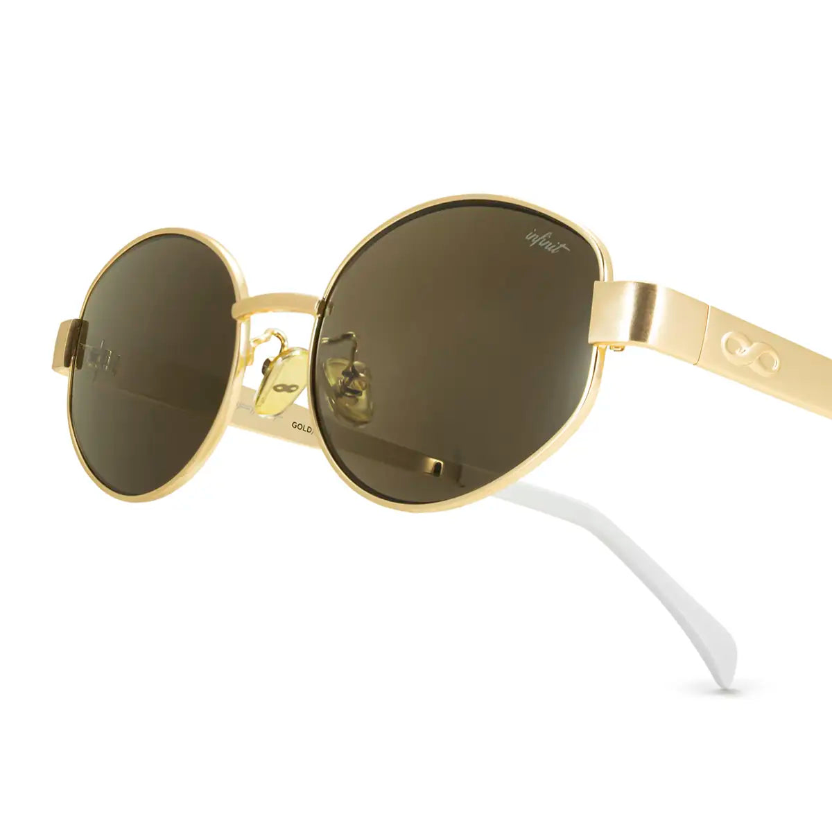 PREVENTA - Anteojos de Sol - Alaska - Dorado - Lente Marron