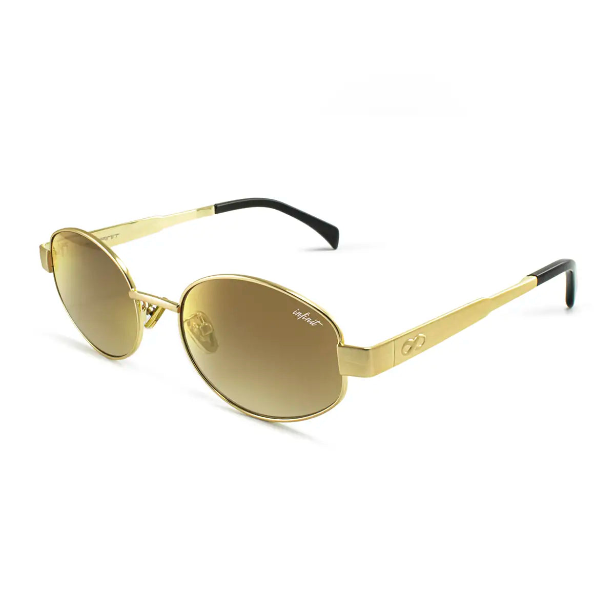 PREVENTA - Anteojos de Sol - Alaska - Dorado - Lente Suave Espejada Dorada Degrade