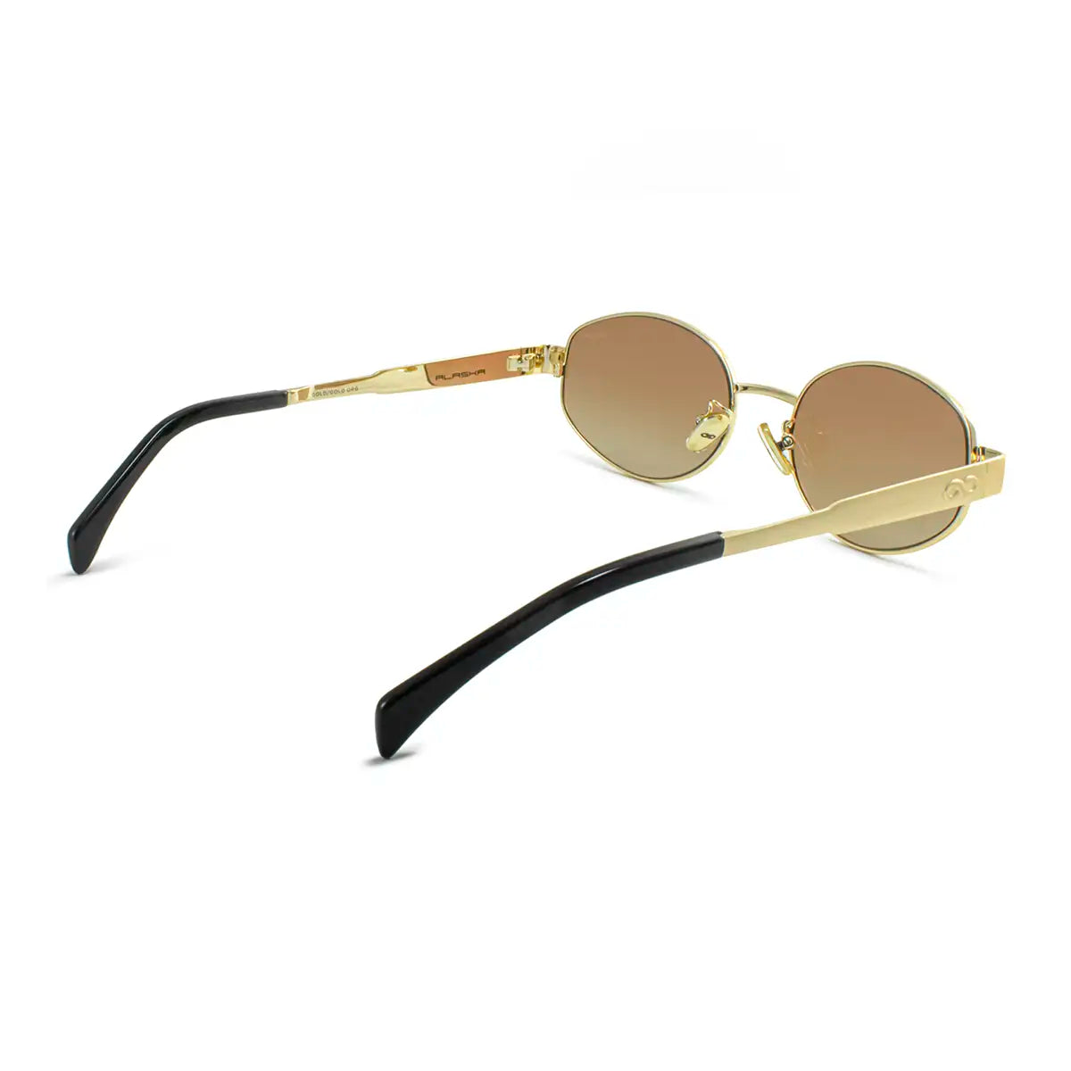 PREVENTA - Anteojos de Sol - Alaska - Dorado - Lente Suave Espejada Dorada Degrade