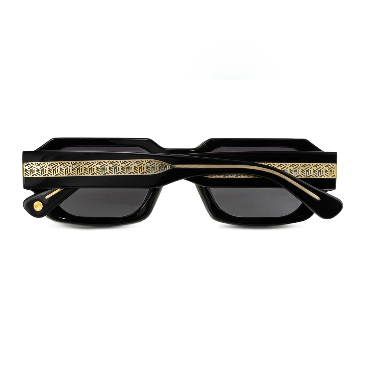 Anteojos de sol - Bronx Premium Series - Negro Brillo - Lente gris