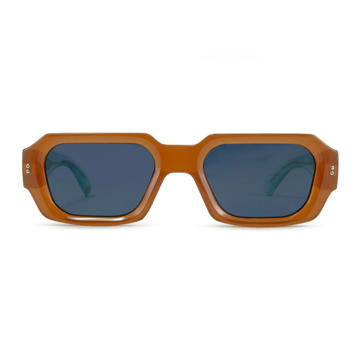 Anteojos de Sol - Bronx - Dark Honey - Lente Azul