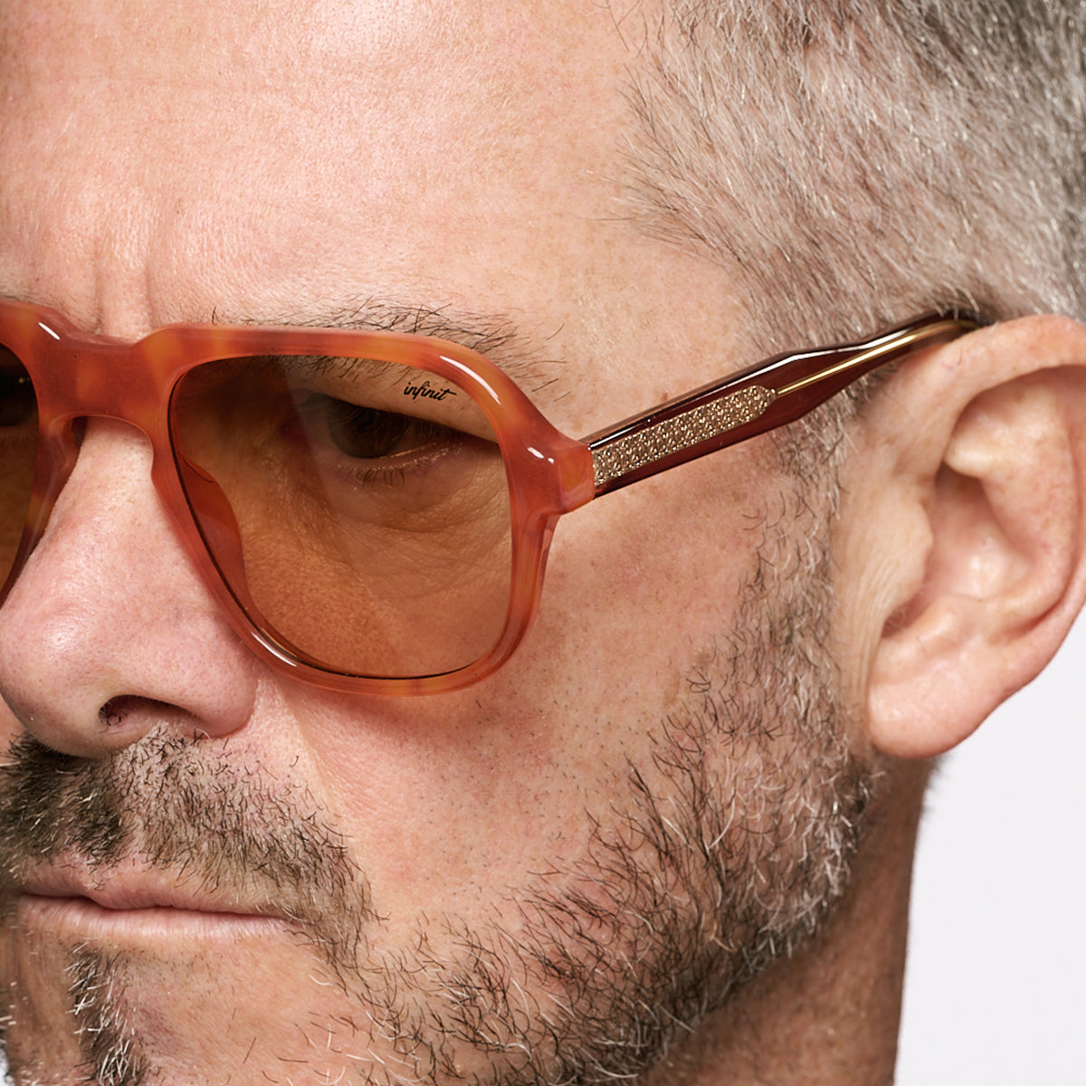 Anteojos de Sol - Burdeos Carey Rubio Lente Tostado