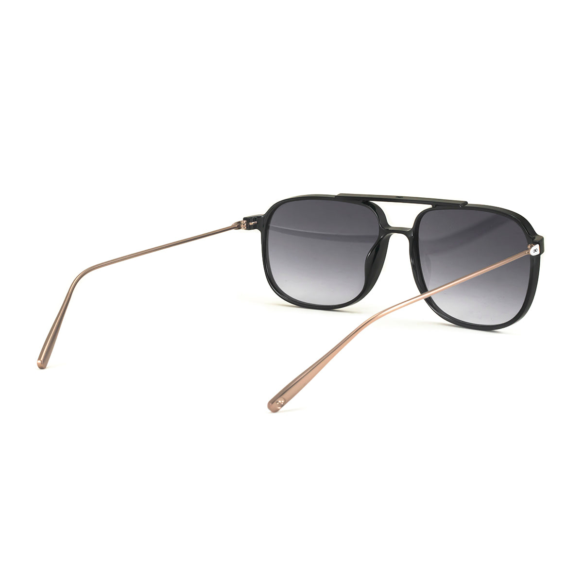 Anteojos de Sol - Caravan - Negro Brillo - Lente gris degrade