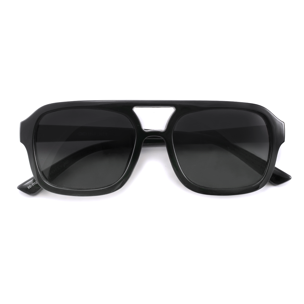 Anteojos de Sol - Corsa - Negro Brillo - Lente polarizada gris degrade