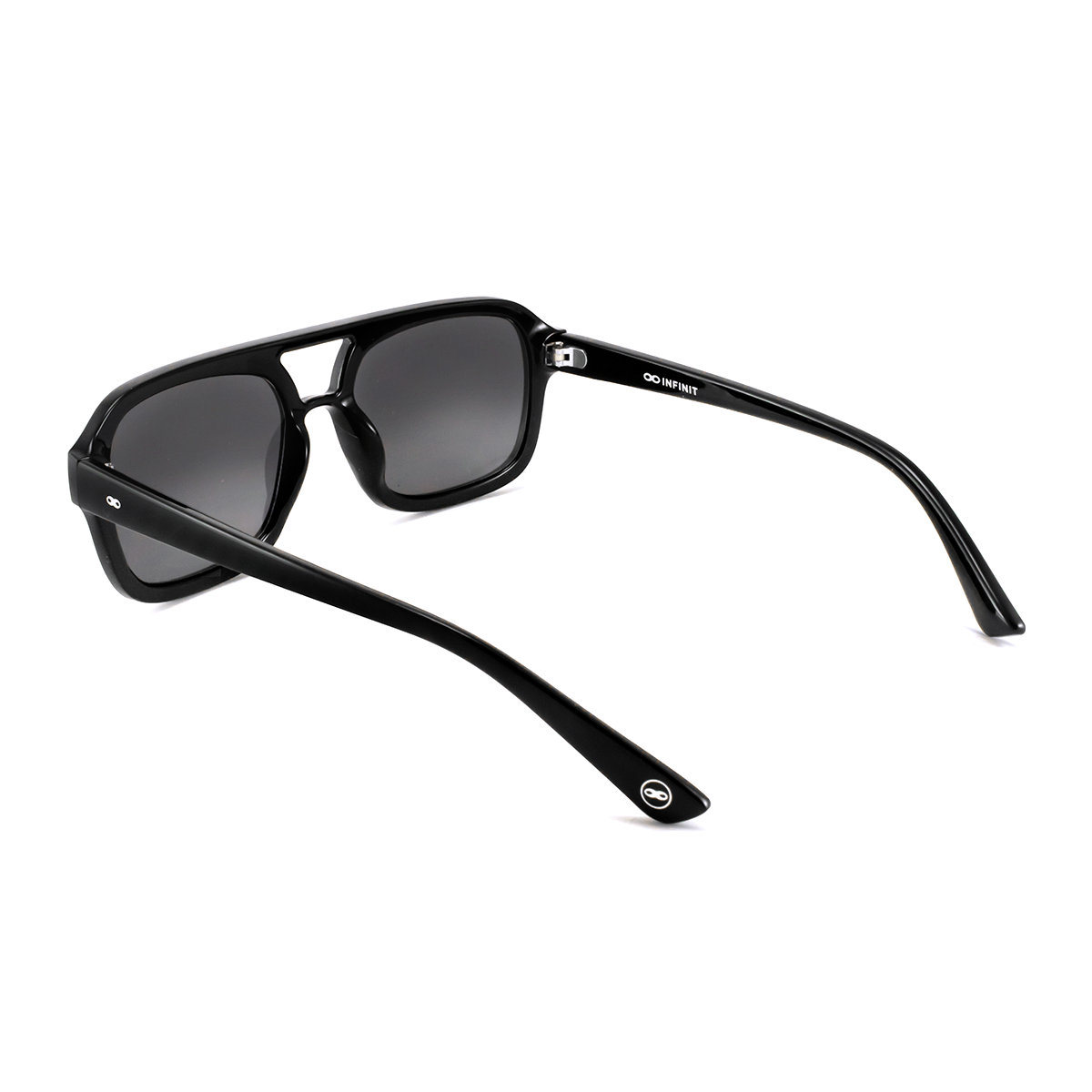 Anteojos de Sol - Corsa - Negro Brillo - Lente polarizada gris degrade