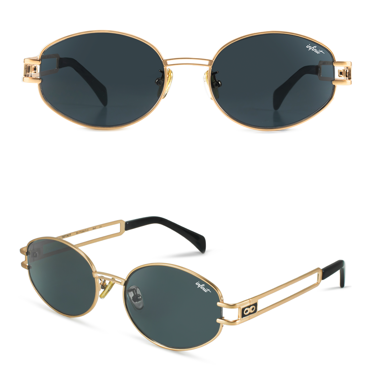 Anteojos de Sol - Georgia Dorado Lente Gris