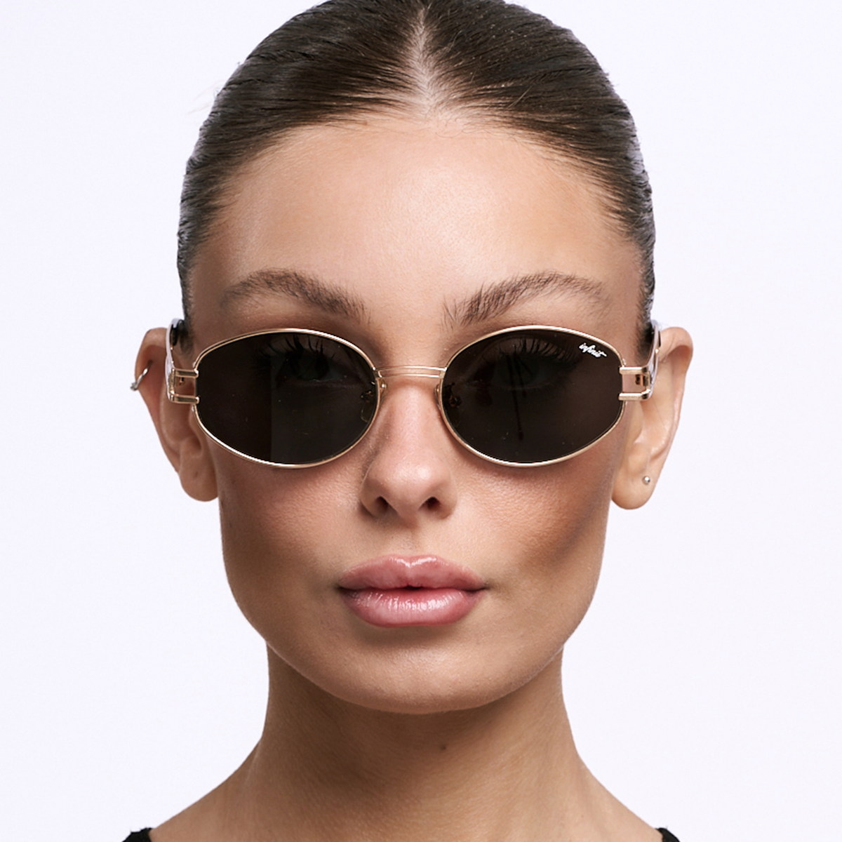 Anteojos de Sol - Georgia Dorado Lente Gris