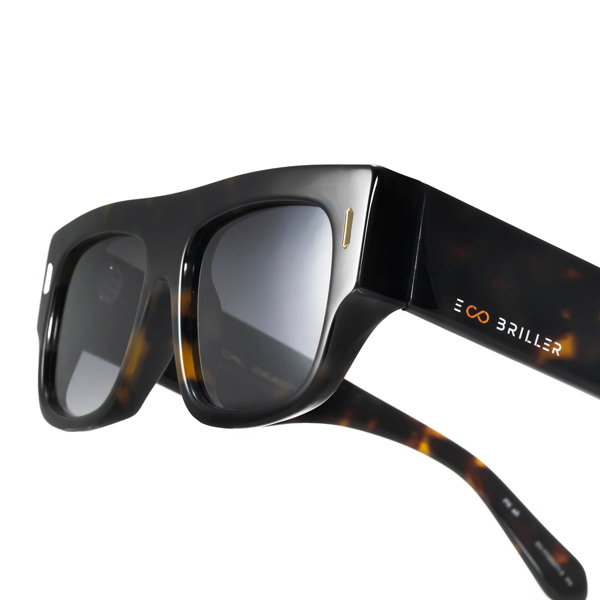 Anteojos De Sol - Glasgow Premium Series - Carey - Lente Gris Degrade Eco Sustentable