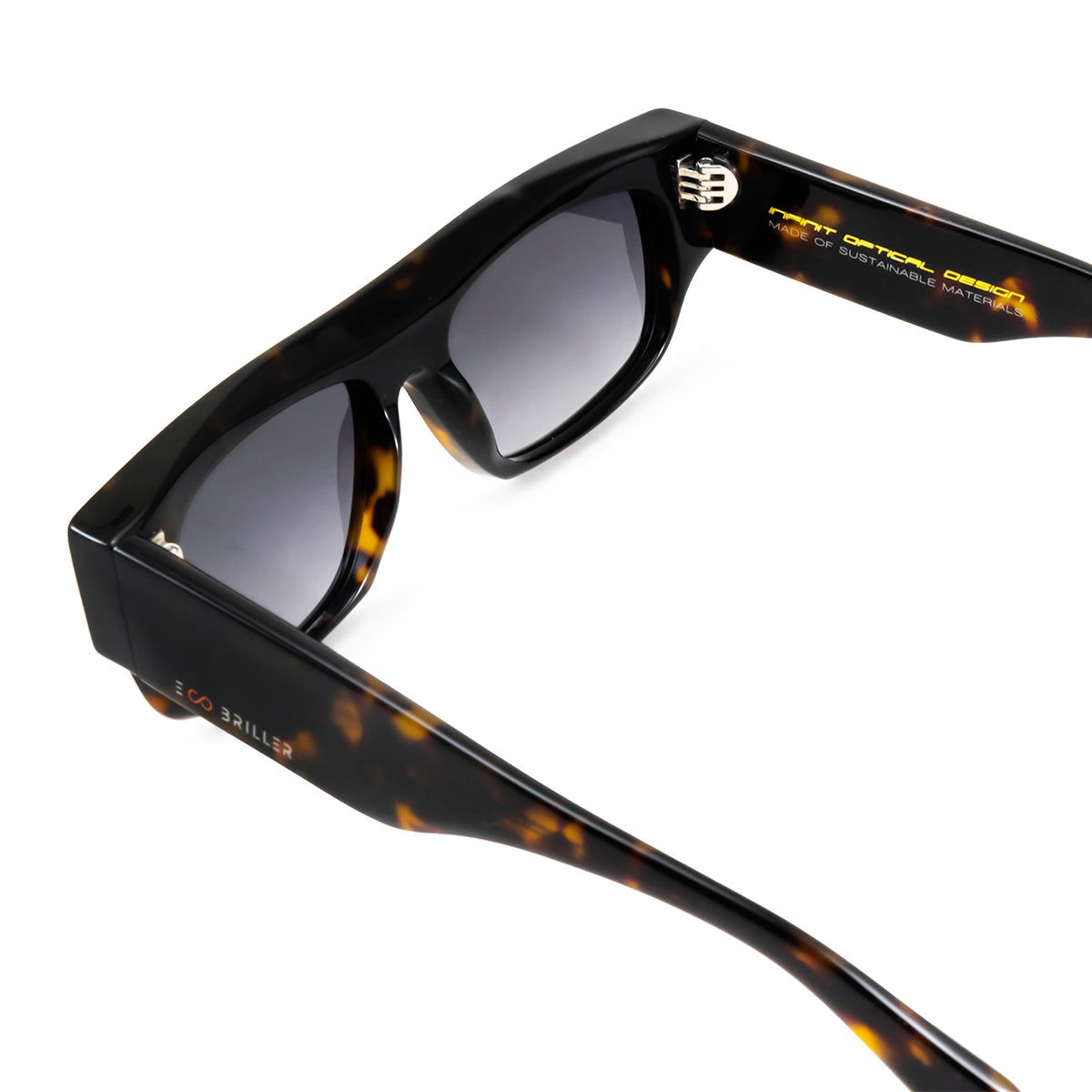 Anteojos De Sol - Glasgow Premium Series - Carey - Lente Gris Degrade Eco Sustentable
