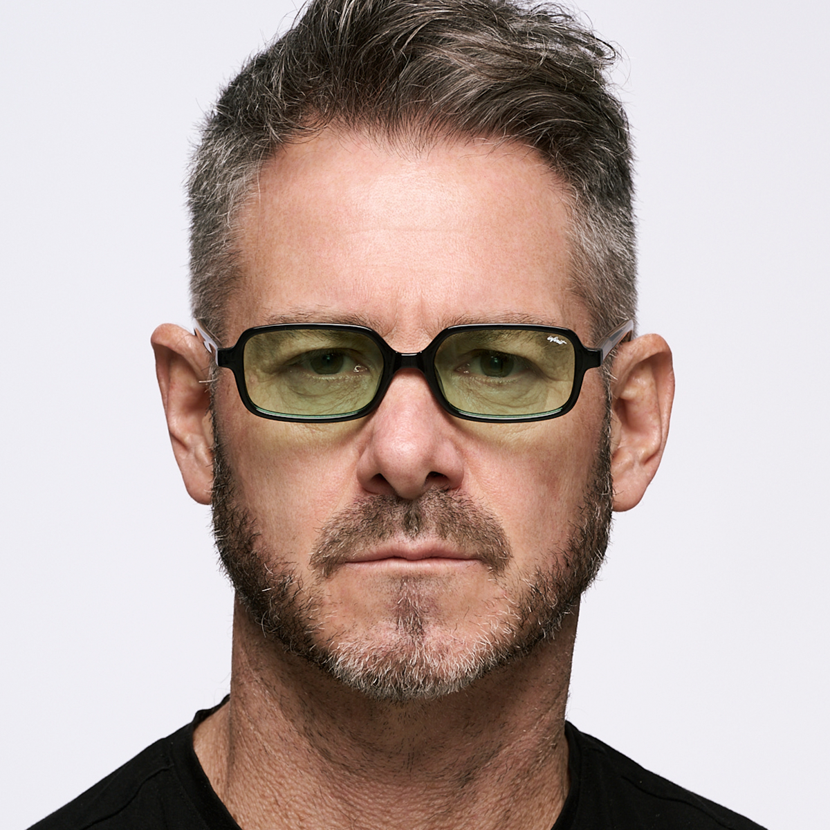 Anteojos de Sol - Glyze Negro Brillo Lente Verde