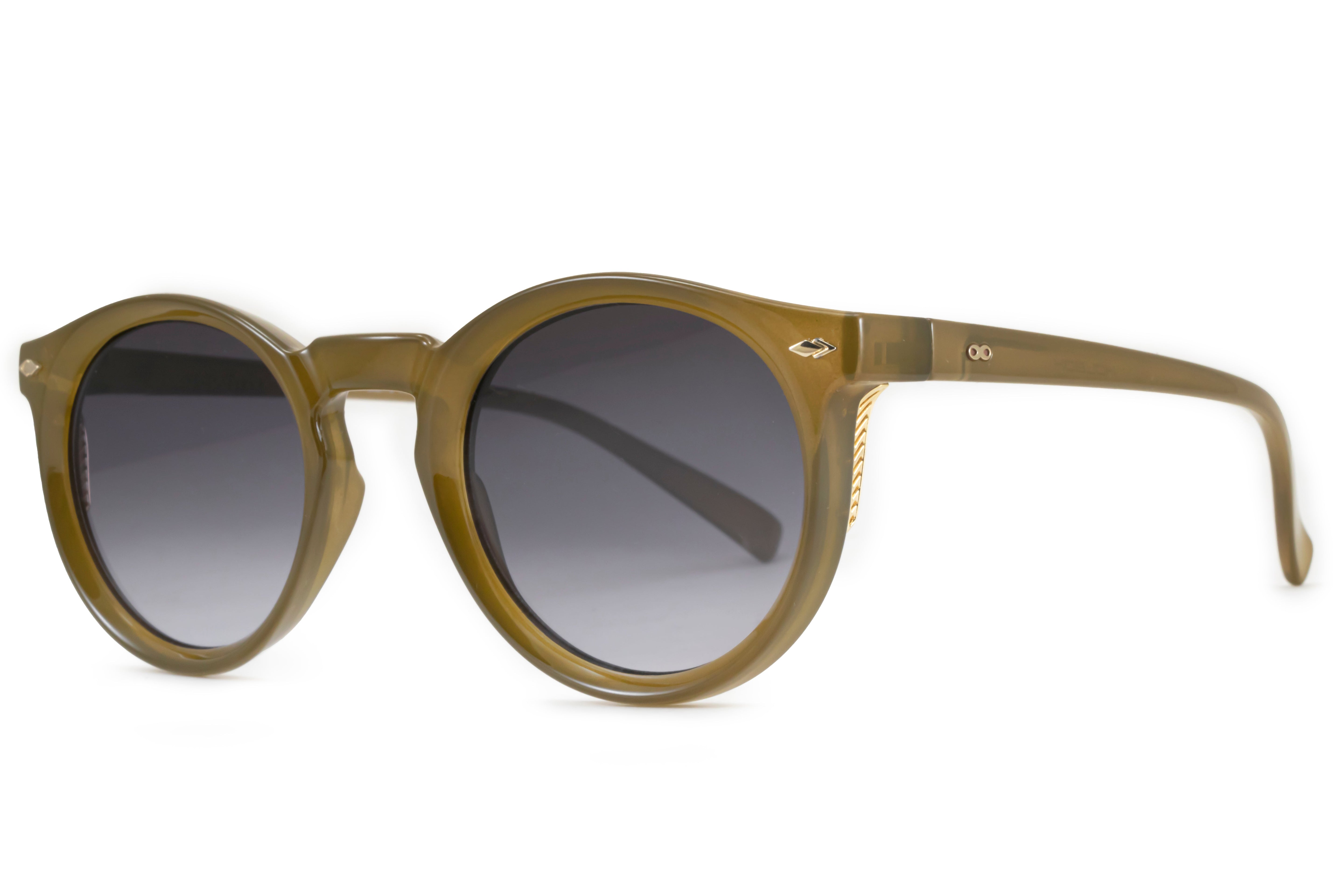 ANTEOJOS DE SOL - Holbox special edition - Milky Brown - Lente gris degrade
