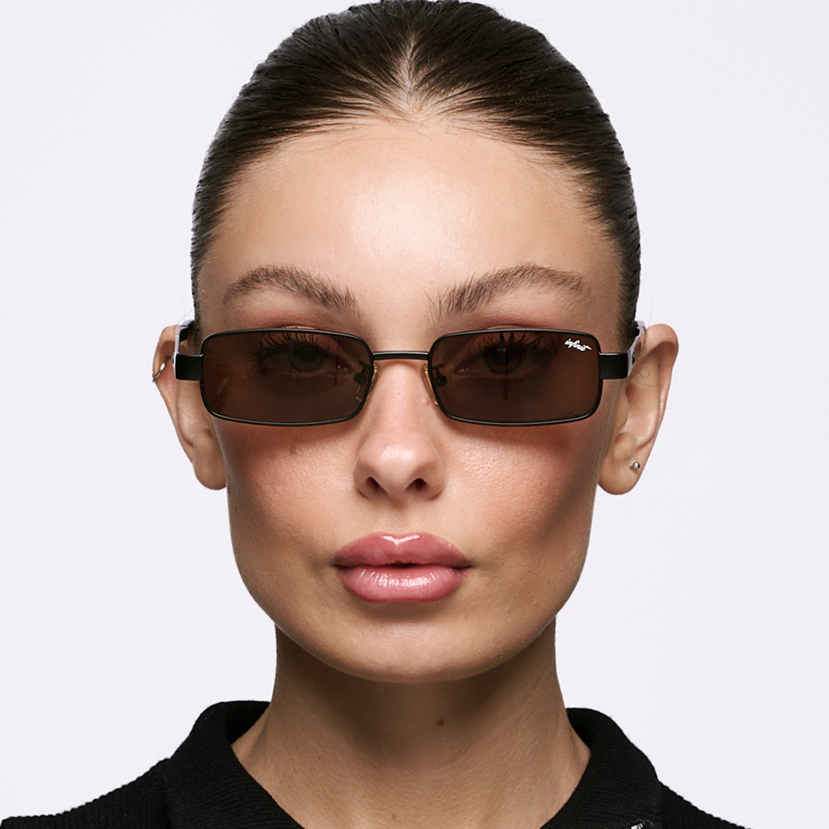 Anteojos de Sol - Honshu Negro Lente Marron