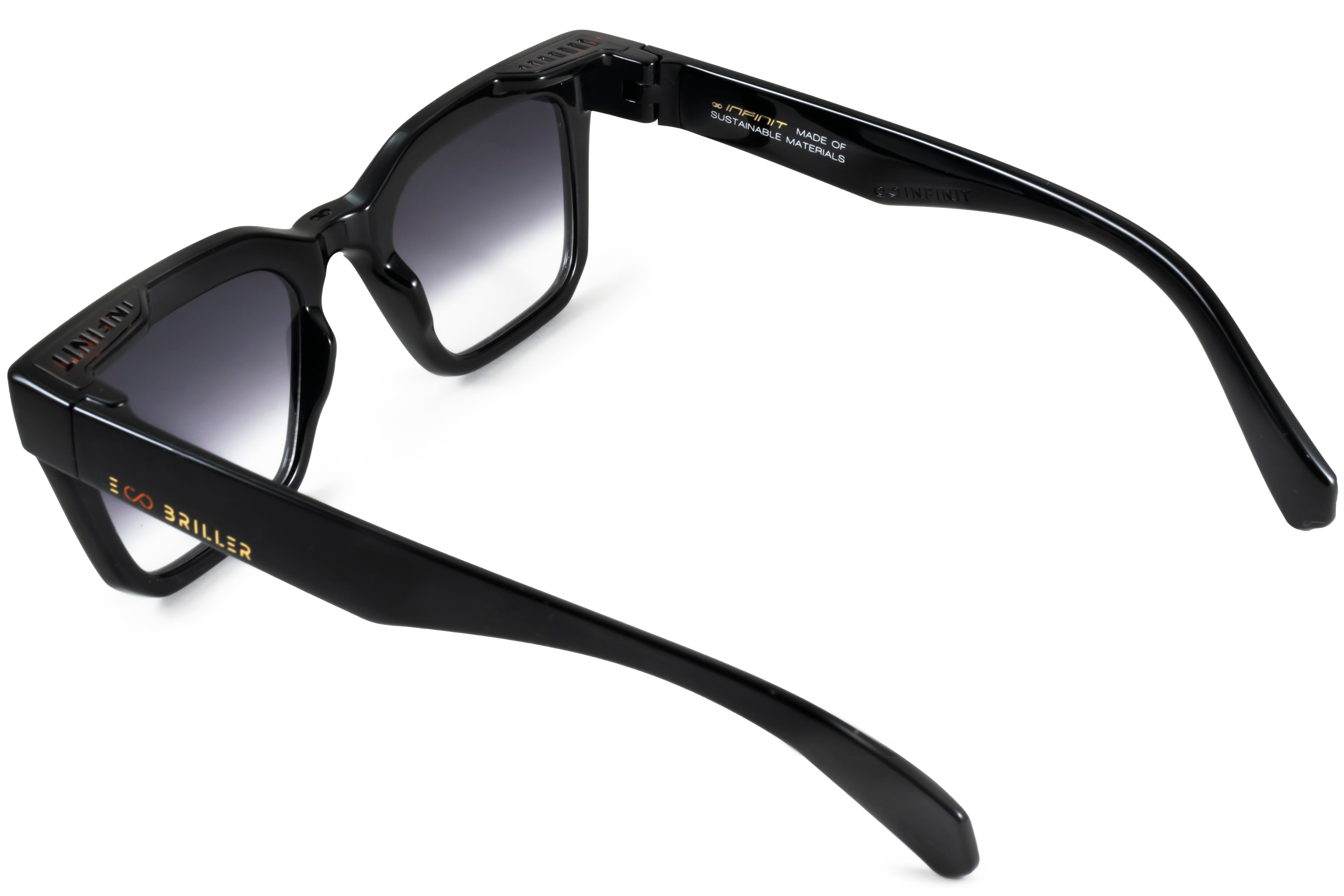 Anteojos De Sol - Jacobs - Negro Brillo - Lente Horizon Eco Sustentable