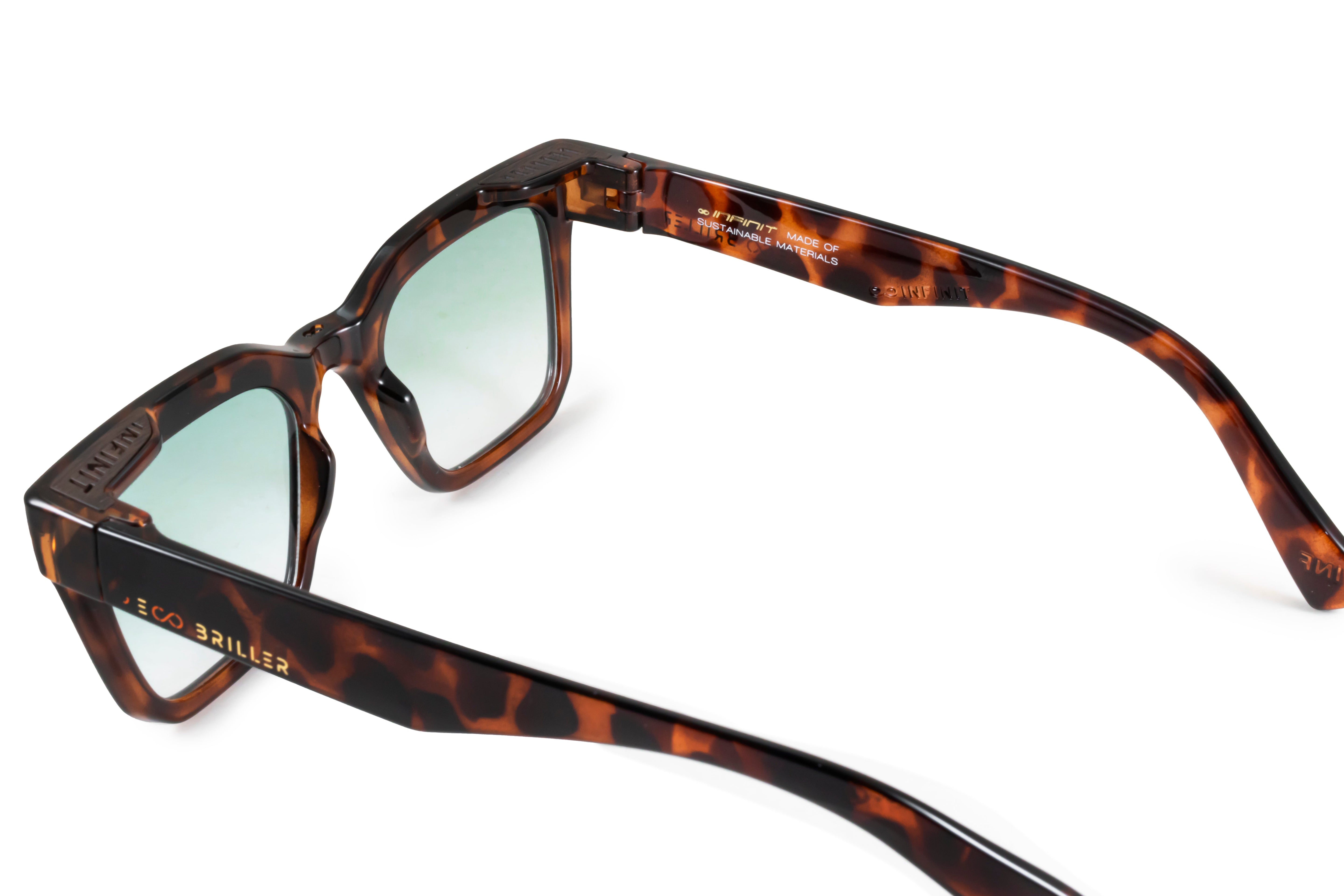 Anteojos de Sol - Jacobs - Carey - Lente verde degrade Eco Sustentable
