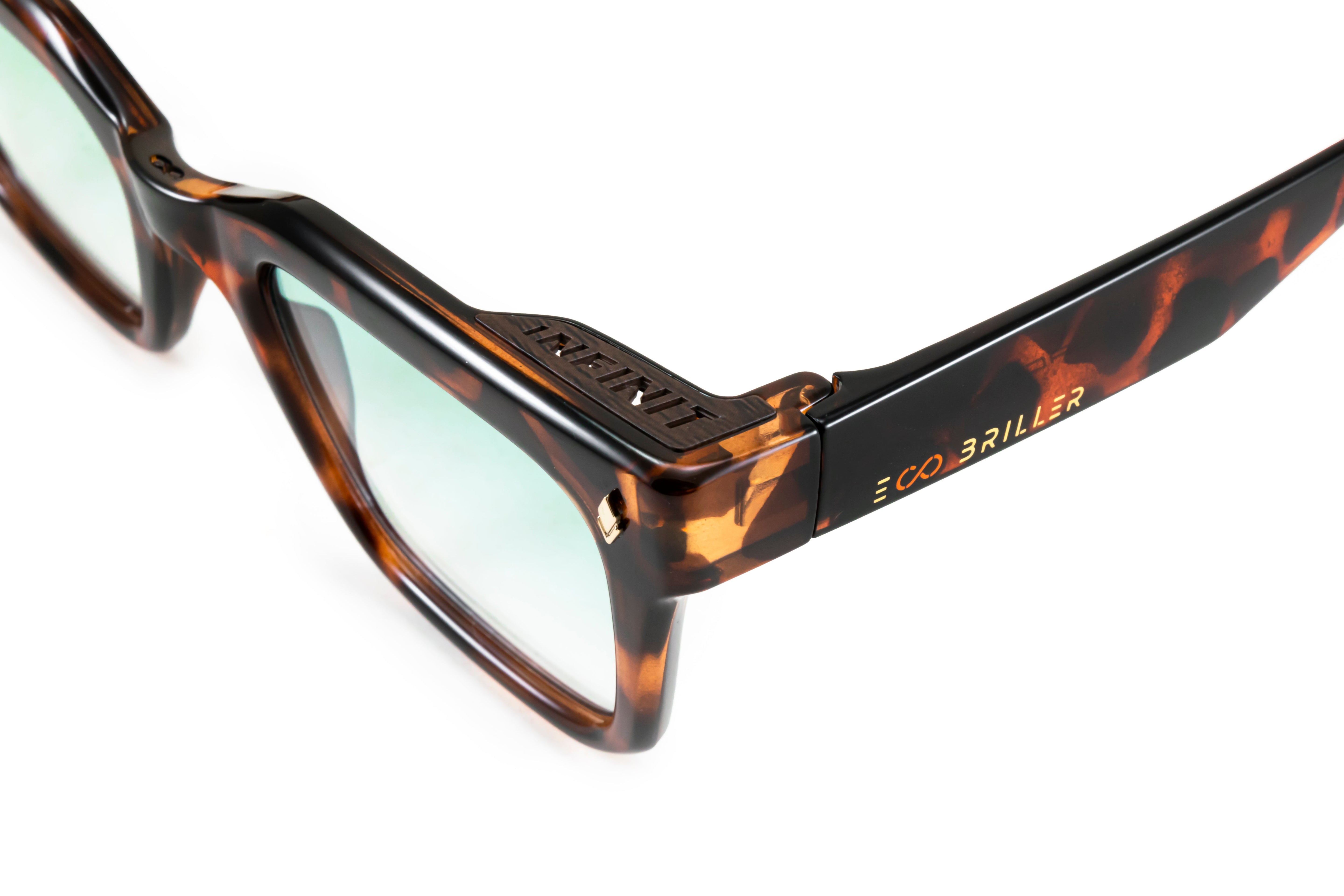Anteojos de Sol - Jacobs - Carey - Lente verde degrade Eco Sustentable