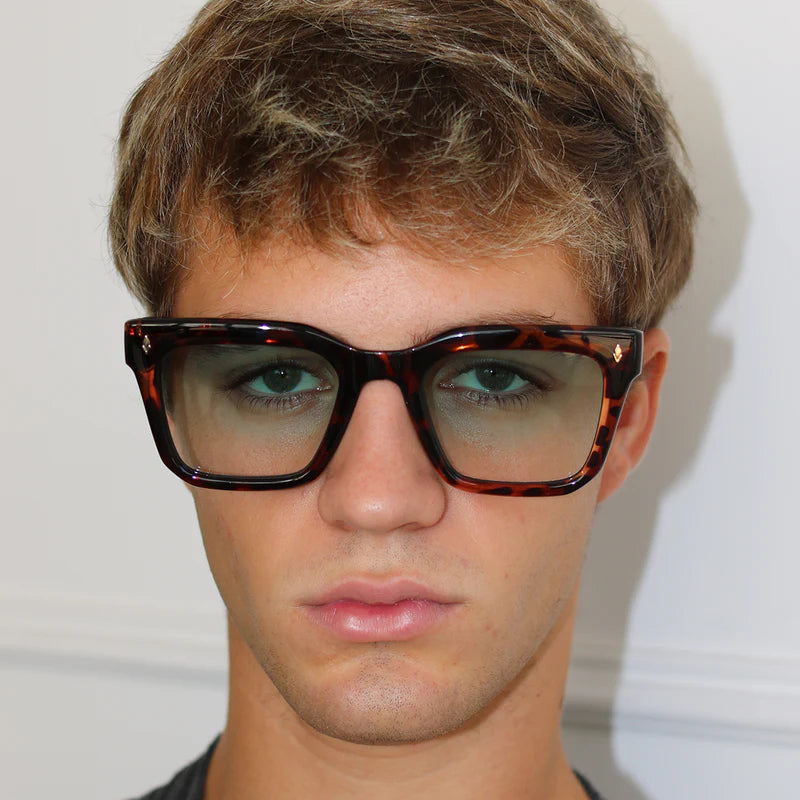 Anteojos de Sol - Jacobs - Carey - Lente verde degrade Eco Sustentable