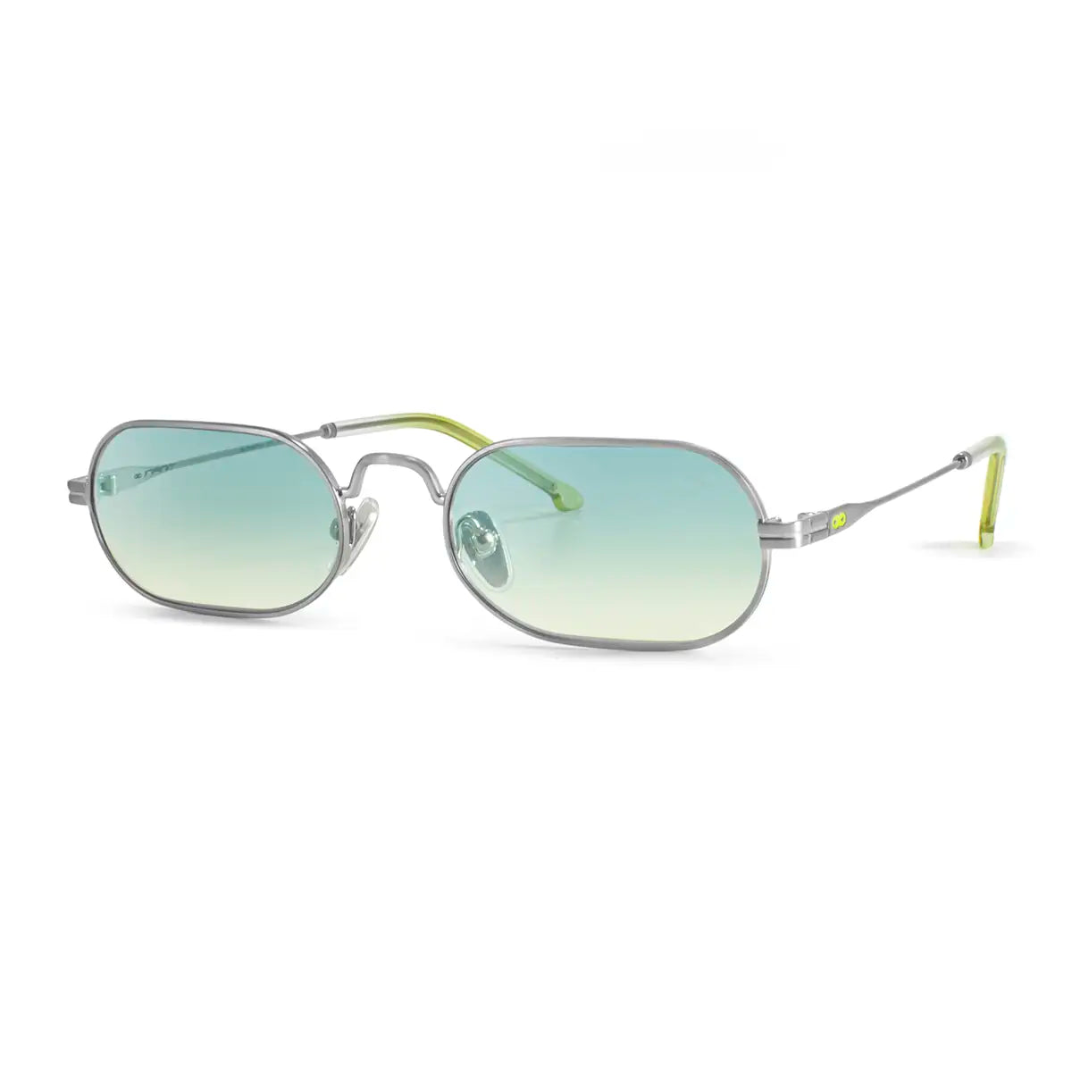 PREVENTA Kiruna - Plateado Lente Azul y Amarillo