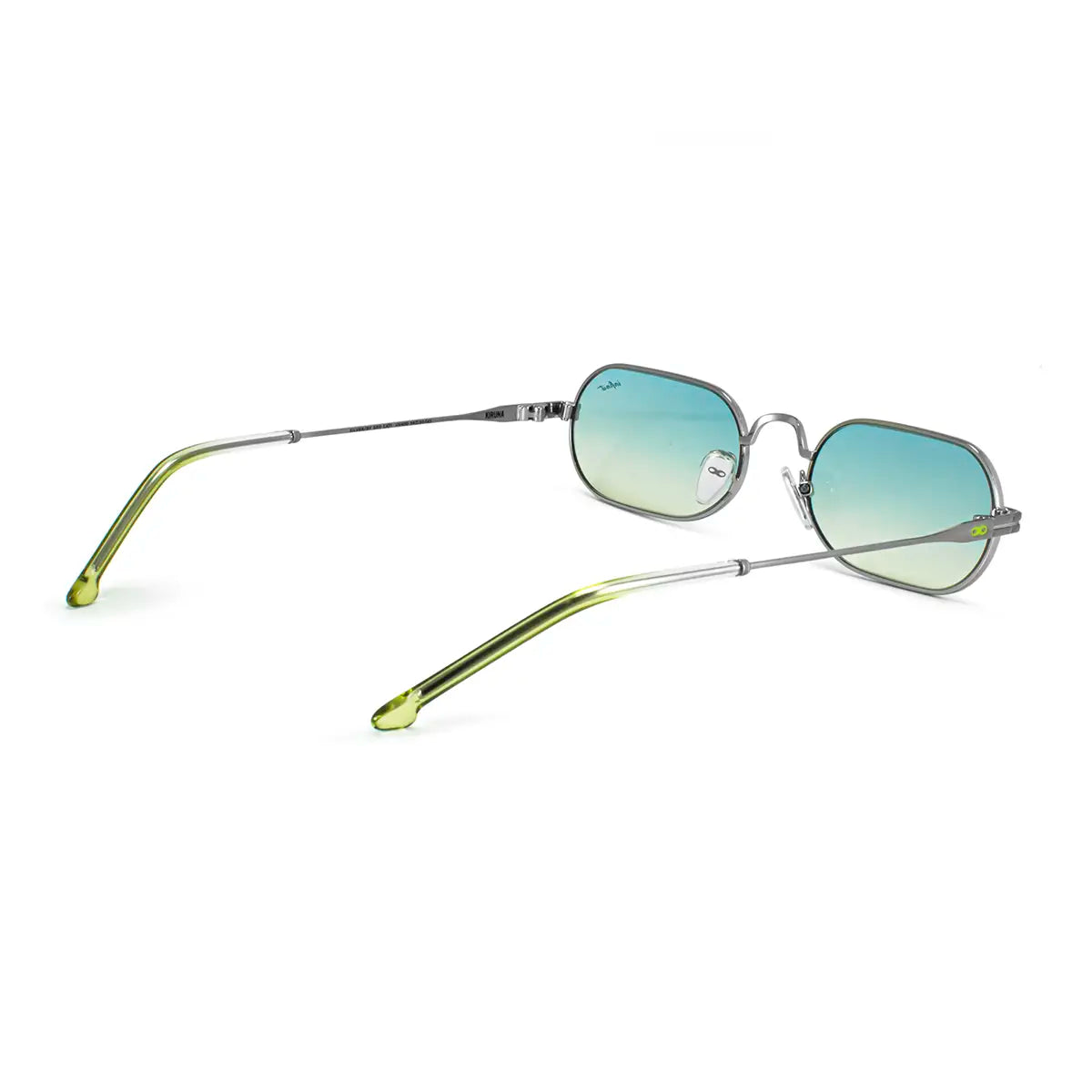 PREVENTA Kiruna - Plateado Lente Azul y Amarillo