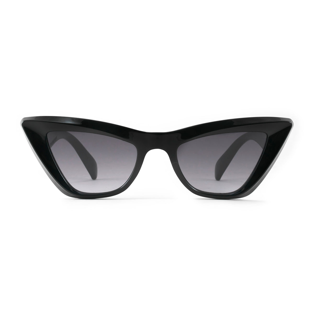 Anteojos de Sol - Linz - Negro Brillo - Lente gris degrade