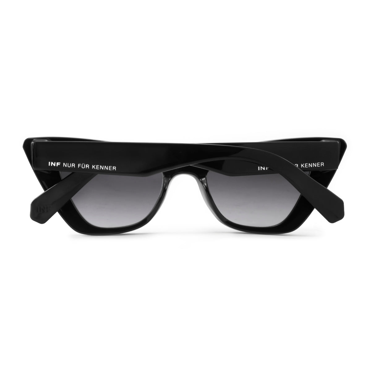 Anteojos de Sol - Linz - Negro Brillo - Lente gris degrade