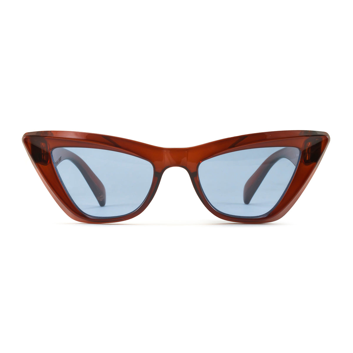 Anteojos de Sol - Linz - Chocolate - Lente Celeste