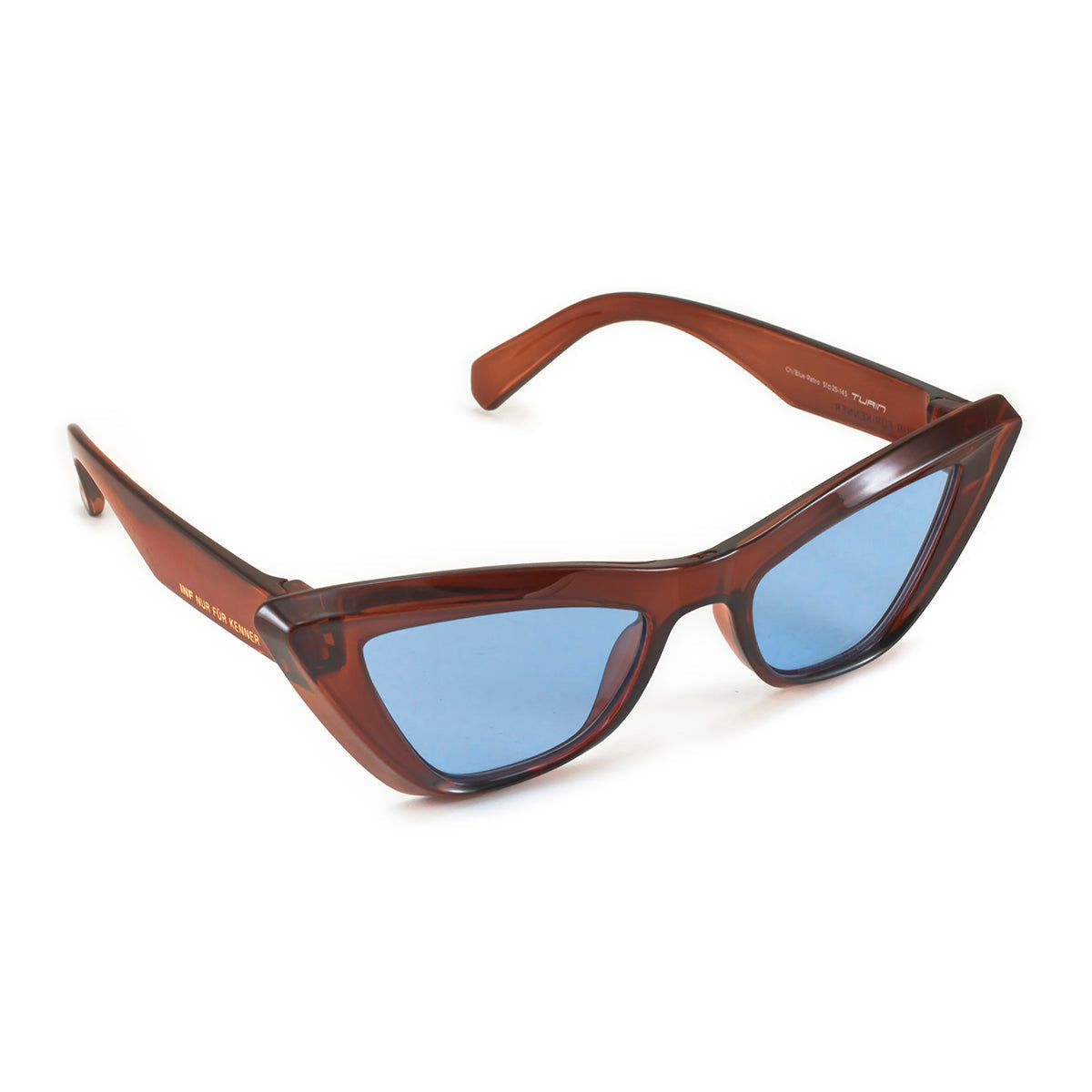 Anteojos de Sol - Linz - Chocolate - Lente Celeste