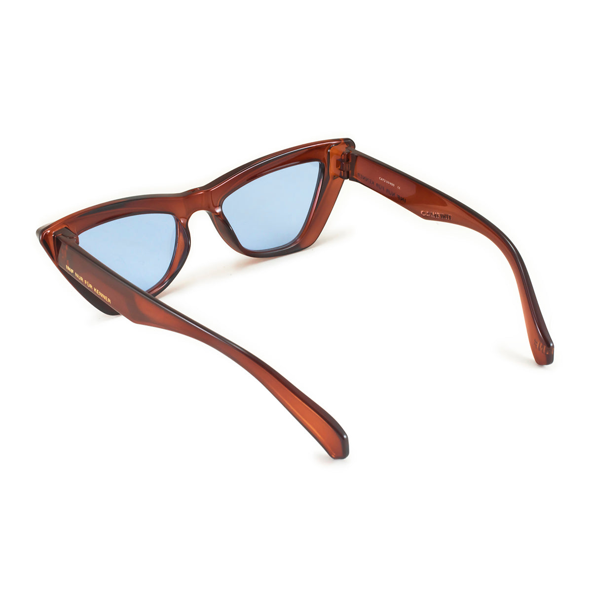 Anteojos de Sol - Linz - Chocolate - Lente Celeste