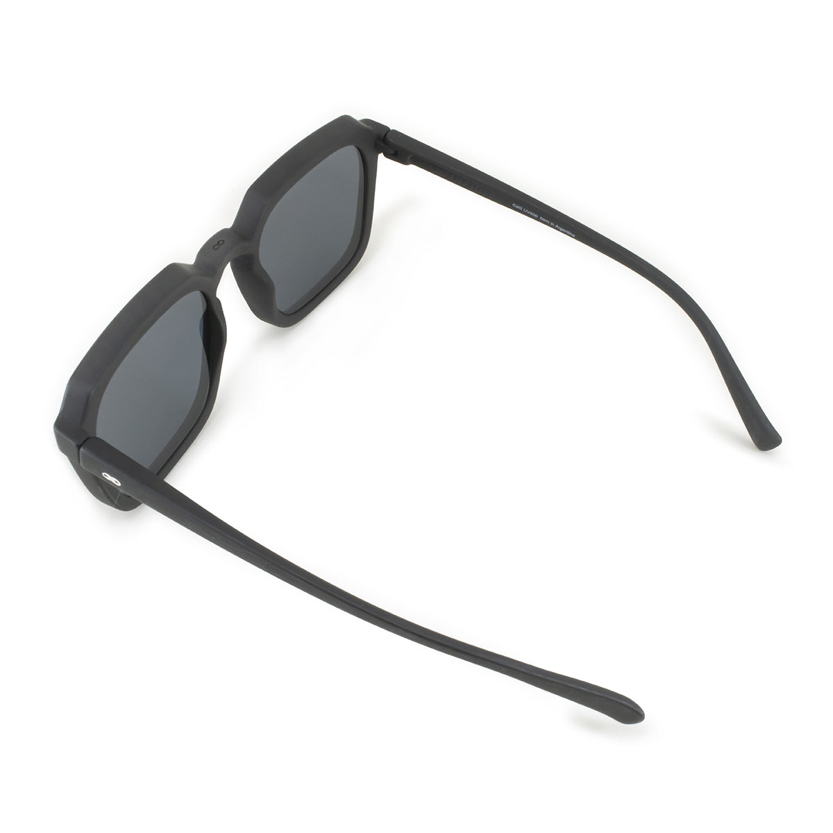 Anteojos de Sol - Monaco - Negro Mate - Lente polarizado Gris