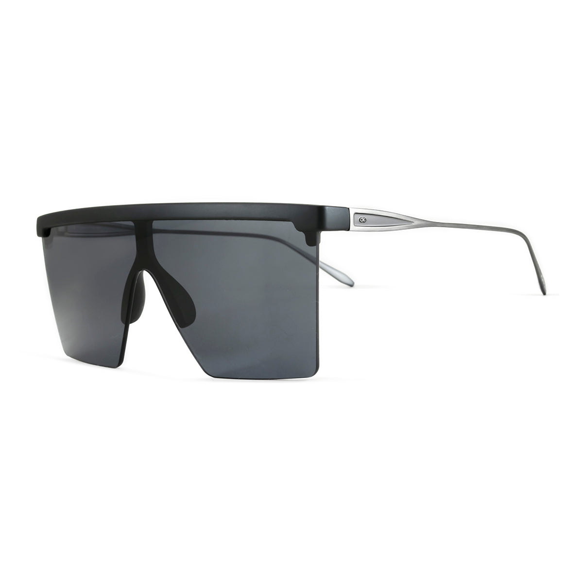 Anteojos de Sol - Moscow - Metal Negro Mate - Lente gris