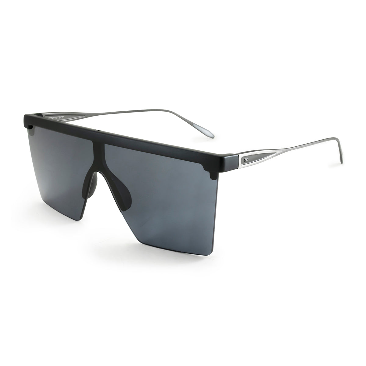 Anteojos de Sol - Moscow - Metal Negro Mate - Lente gris