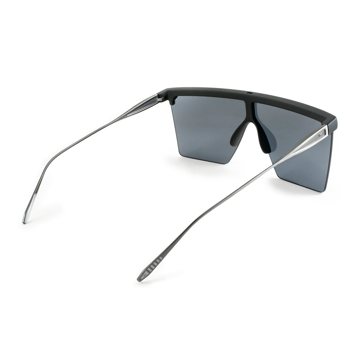 Anteojos de Sol - Moscow - Metal Negro Mate - Lente gris