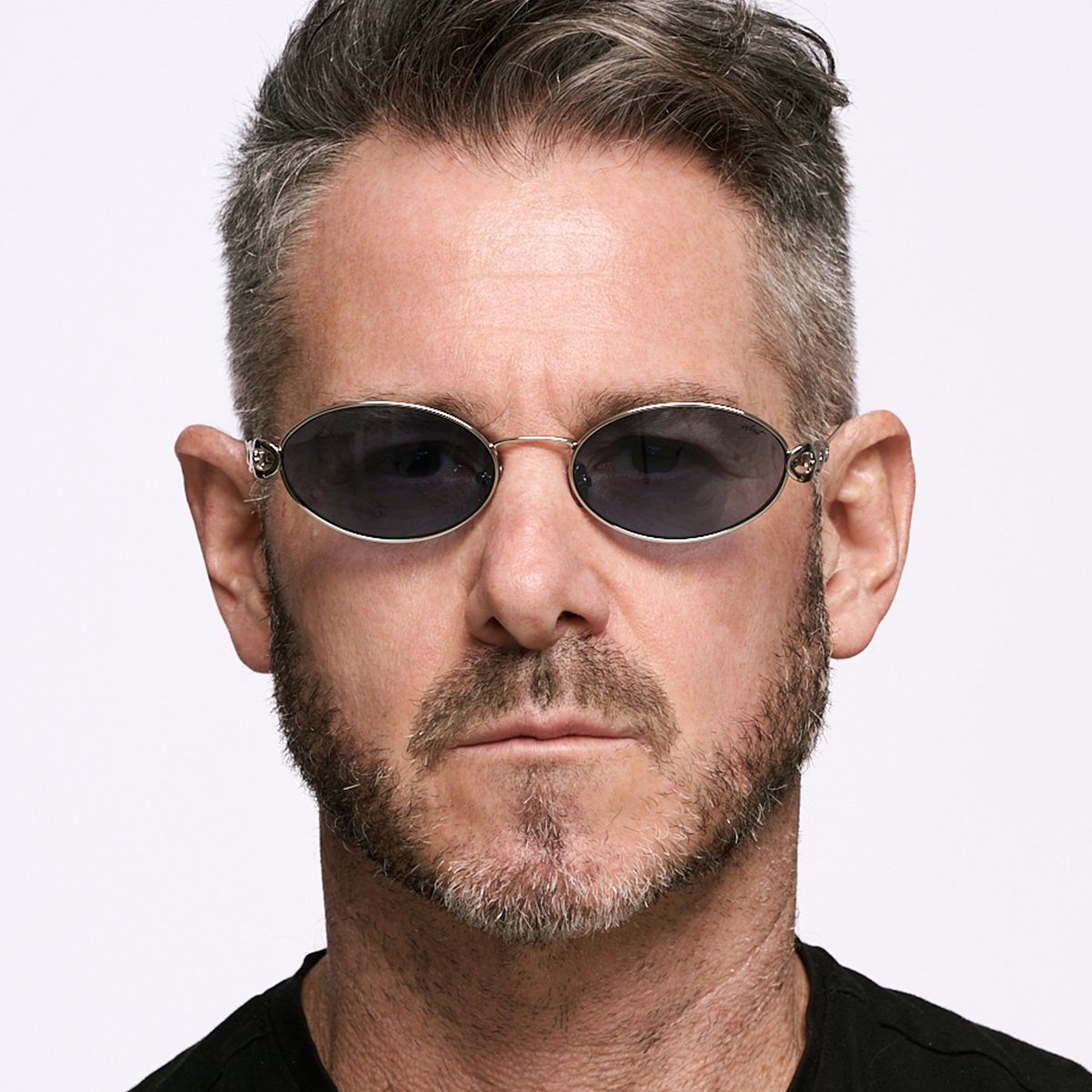 Anteojos de Sol - Namib Plateado Lente Azul