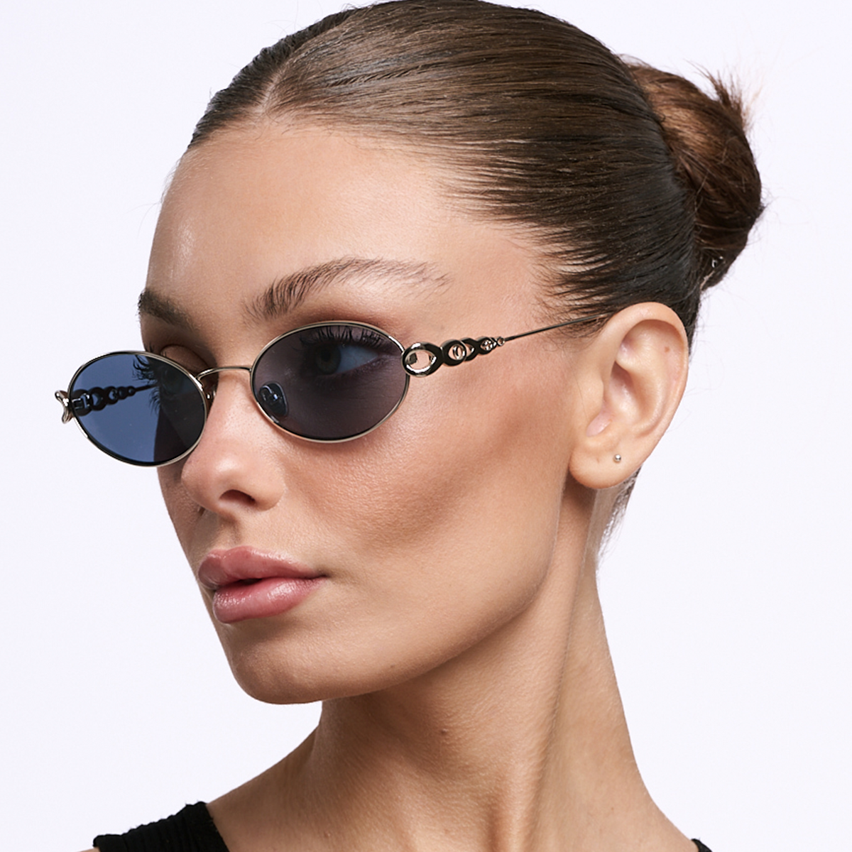 Anteojos de Sol - Namib Plateado Lente Azul