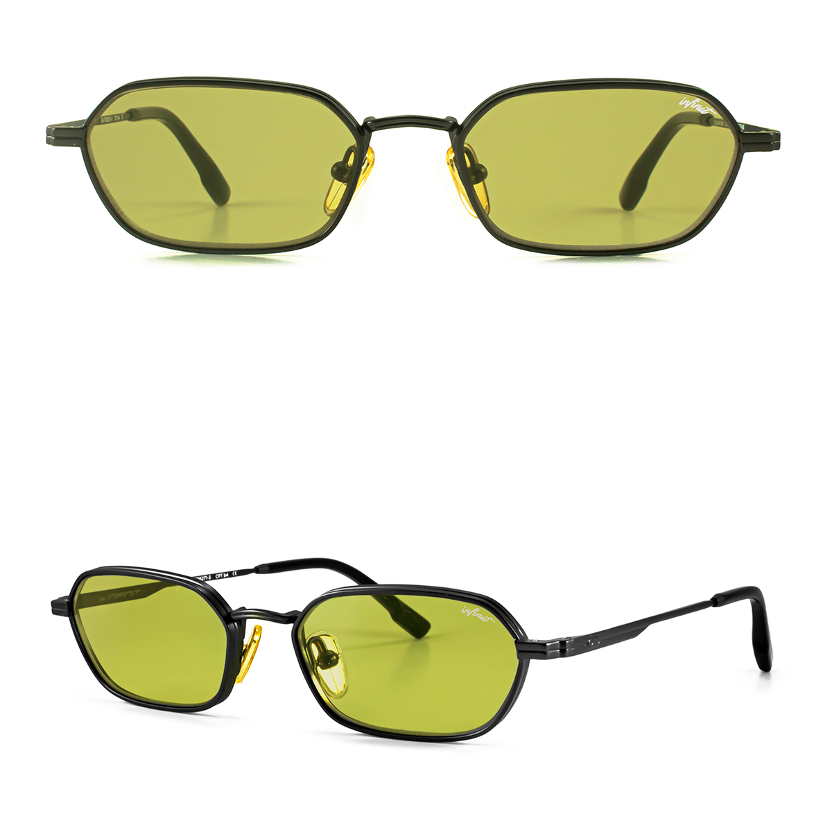 Anteojos de Sol - Naoki - Gris - Lente Verde