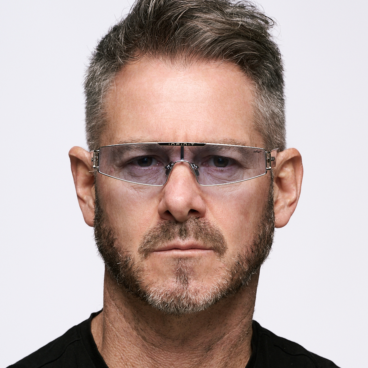 Anteojos de Sol - Panoramic Plateado Lente Celeste