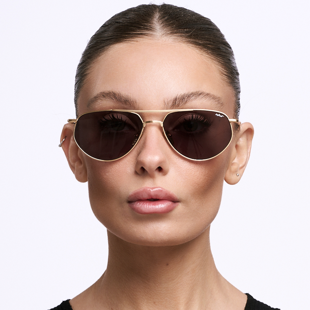 Anteojos de Sol - Petra - Dorado - Lente Gris