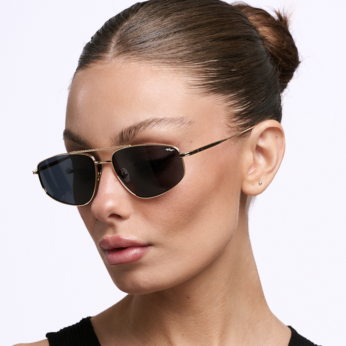 Anteojos de Sol - Pierre Dorado Lente Gris