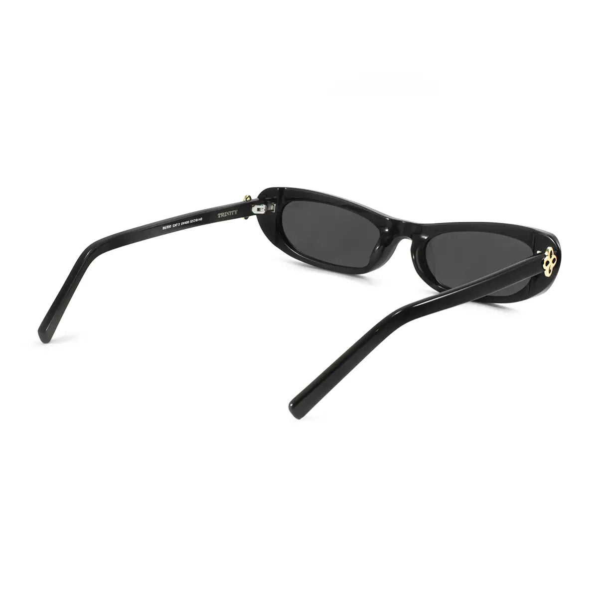 Anteojos de Sol - Trinity Negro Lente Gris