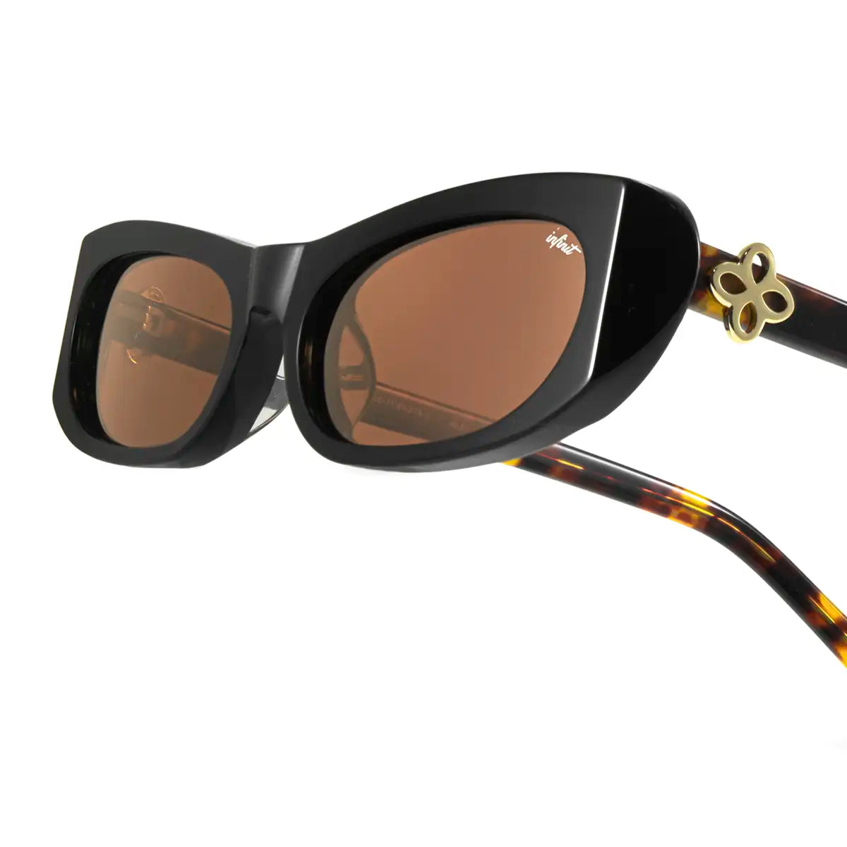 Anteojos de Sol - Trinity Negro Carey Lente Marron