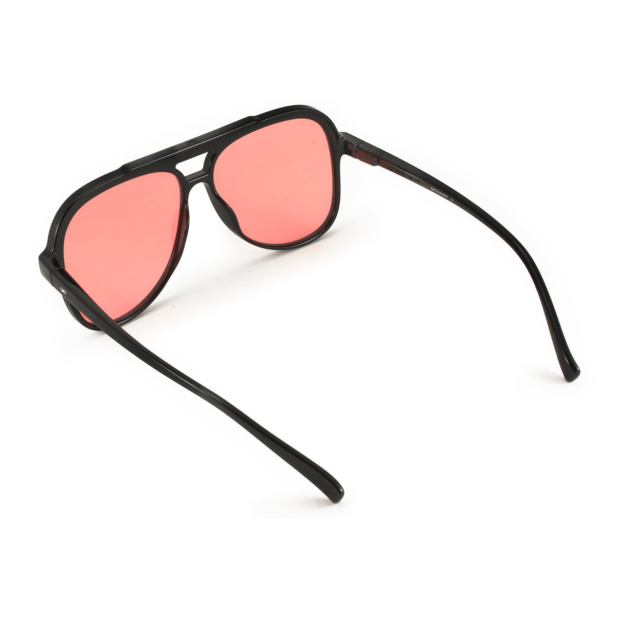 Anteojos de Sol - Triple XXX - Negro Brillo - Lente rosa