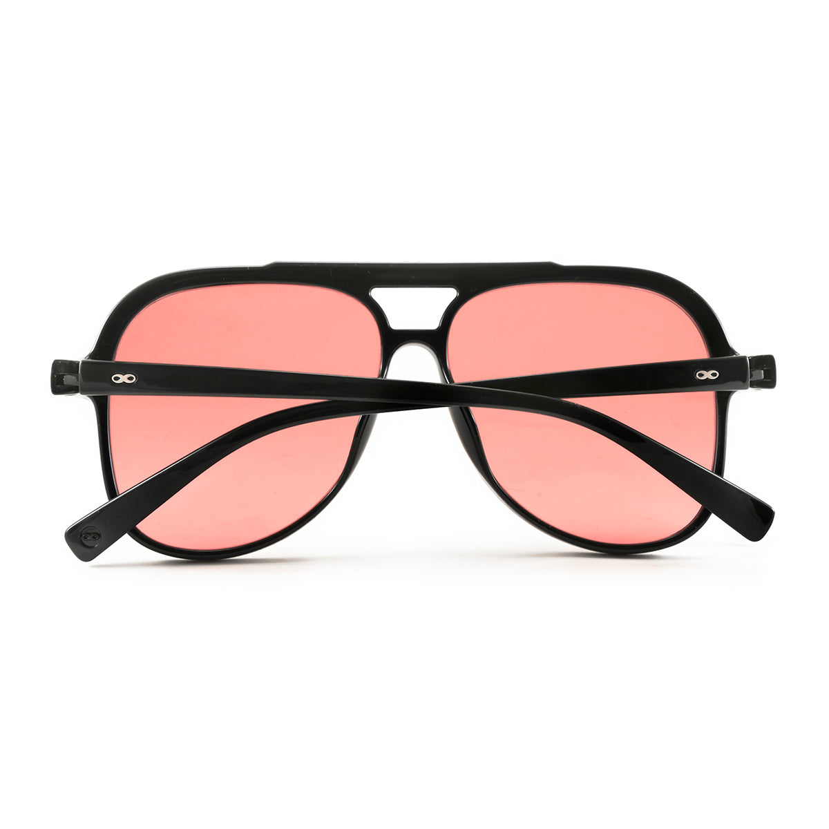 Anteojos de Sol - Triple XXX - Negro Brillo - Lente rosa