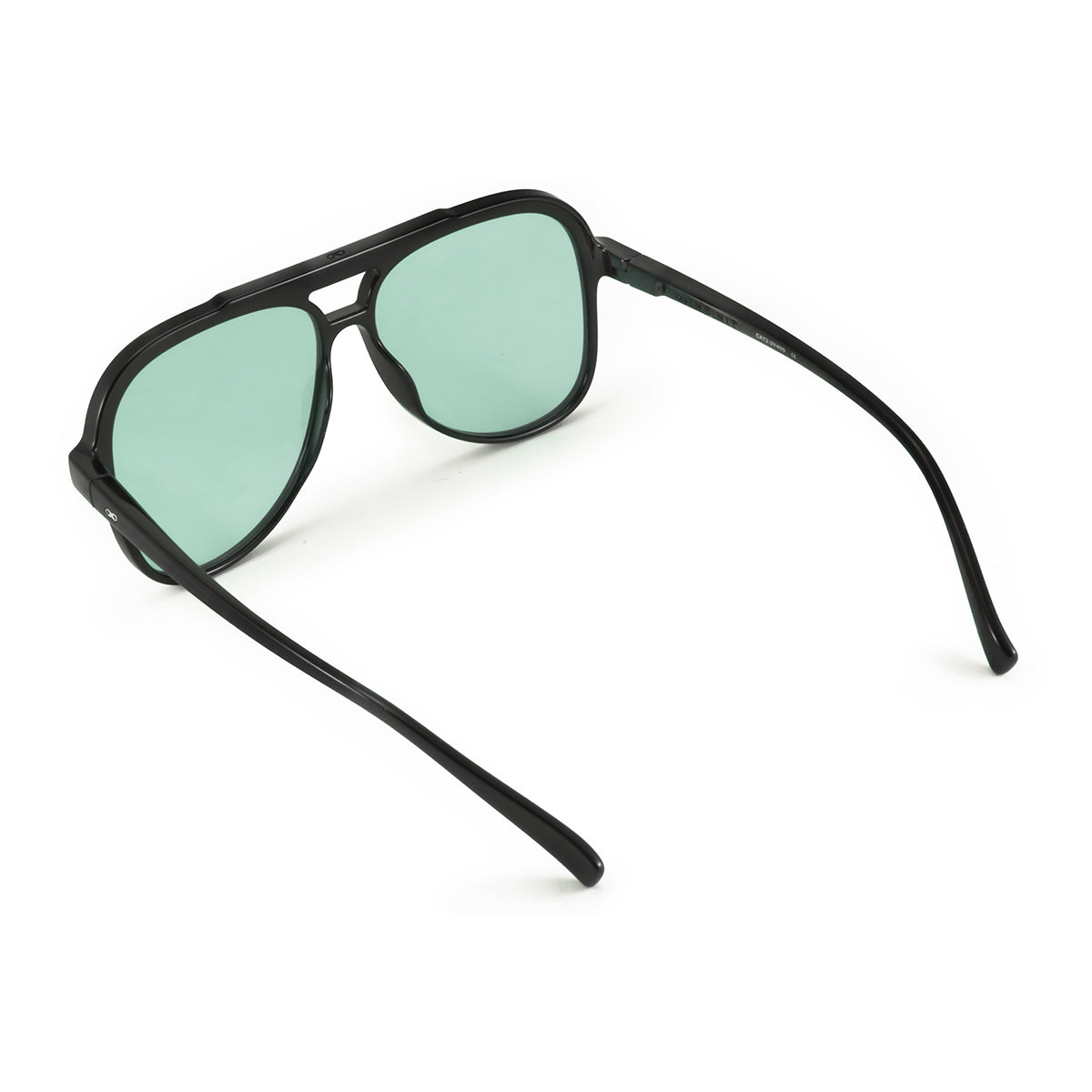 Anteojos de Sol - Triple XXX - Negro Brillo - Lente turquesa