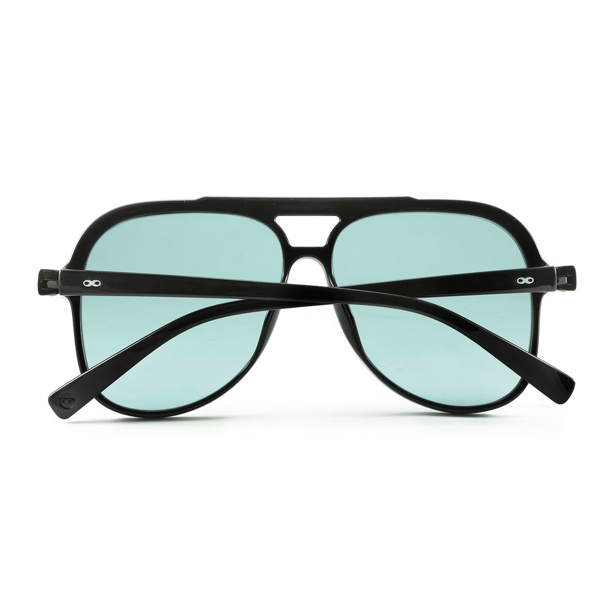 Anteojos de Sol - Triple XXX - Negro Brillo - Lente turquesa