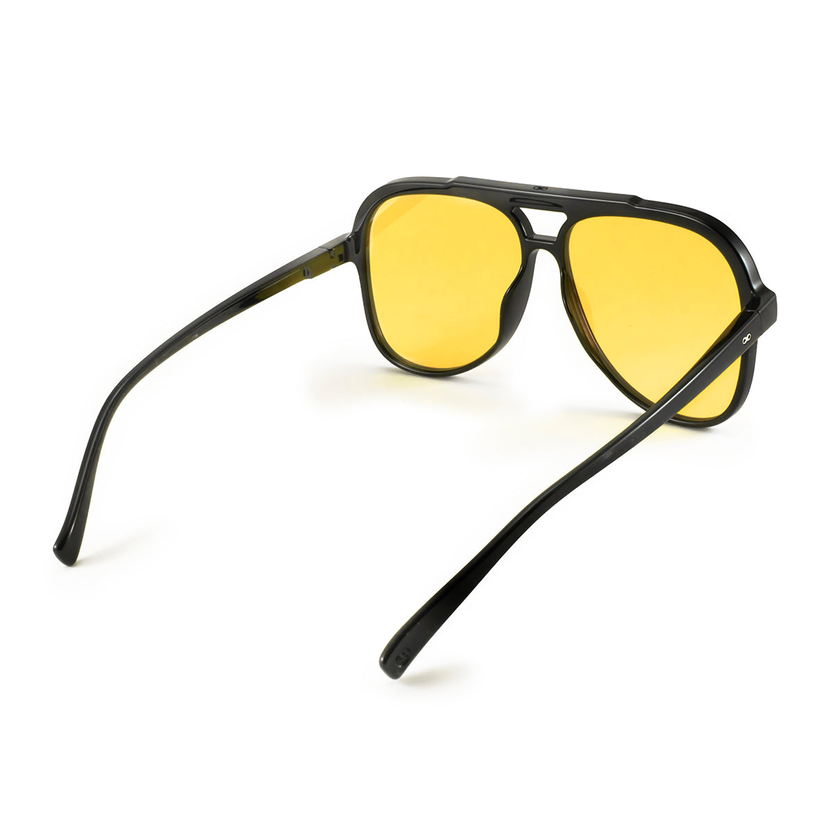 Anteojos de Sol - Triple XXX - Negro Brillo - Lente amarillo