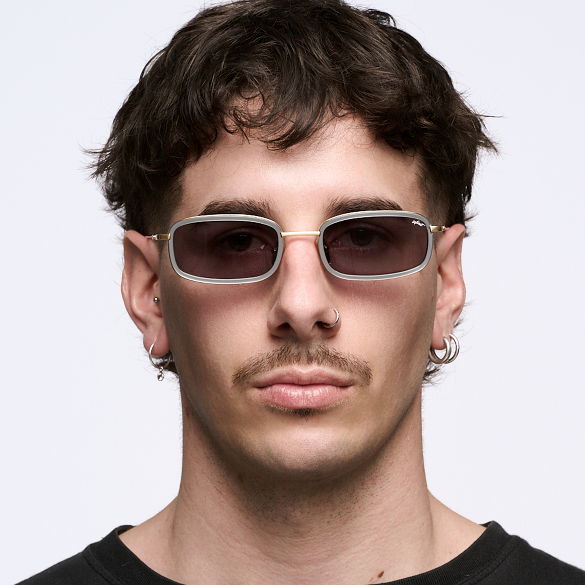 Anteojos de Sol - Tyler - Gris Perlado - Lente Gris