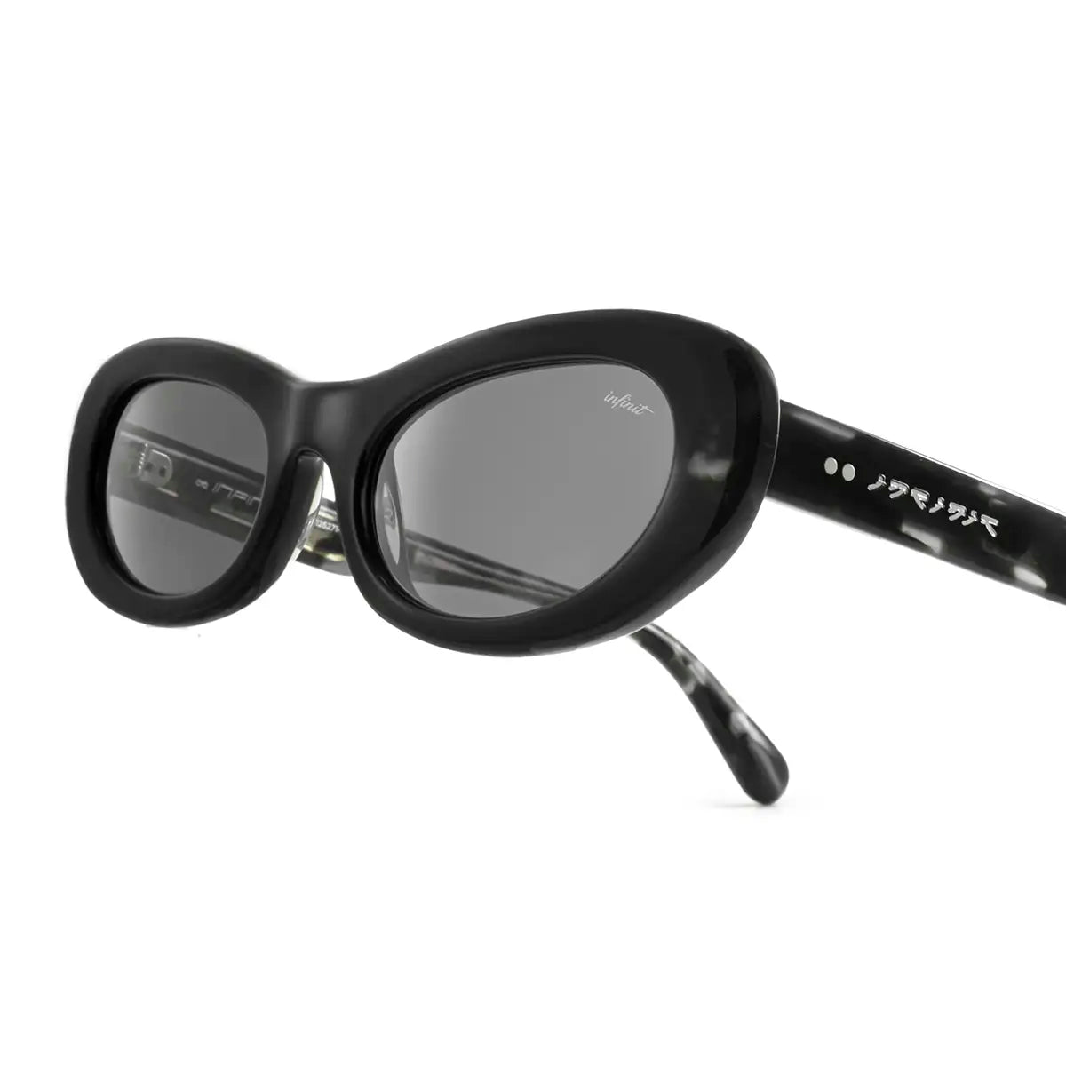 Anteojos de Sol - Asahi - Negro Brillo- Lente Gris
