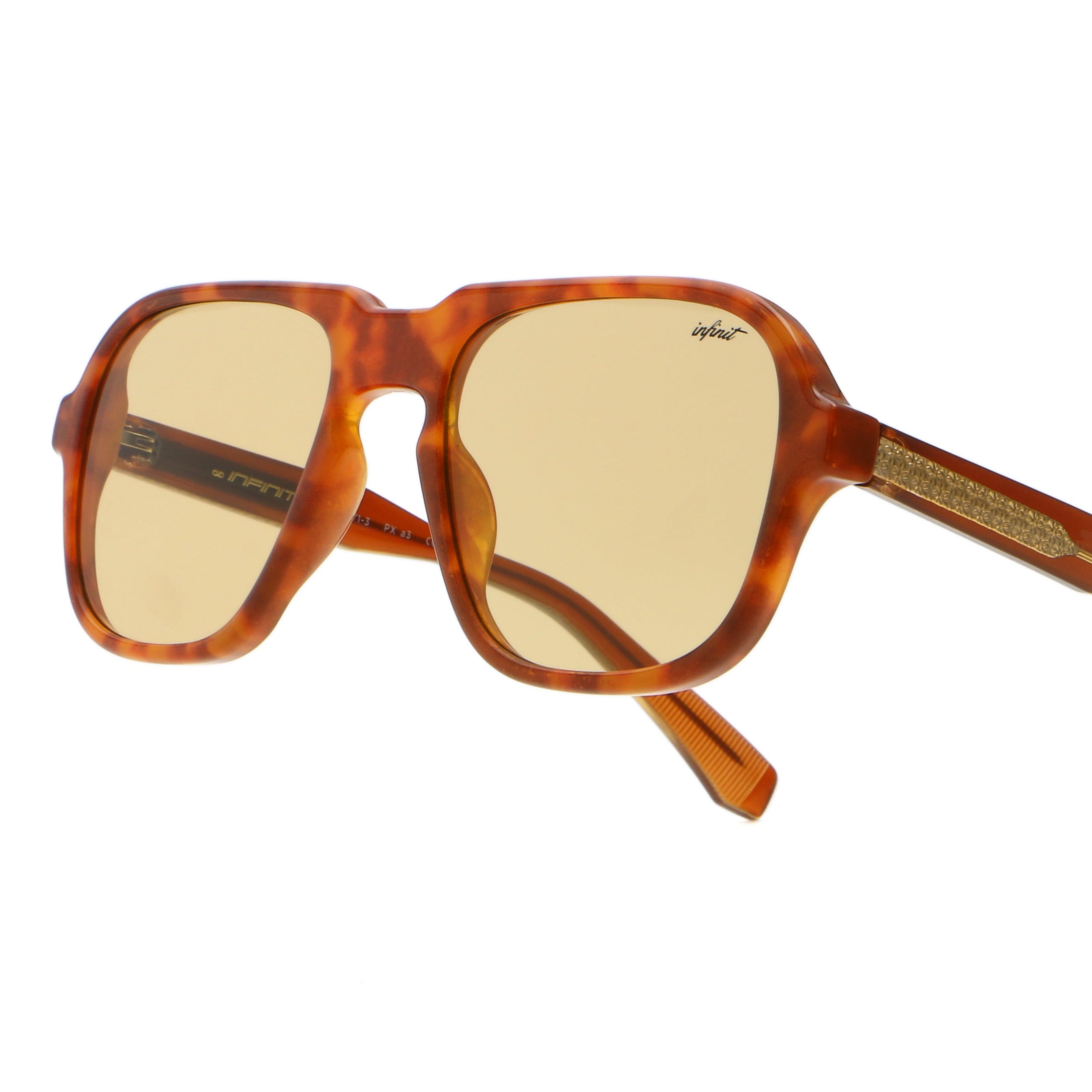 Anteojos de Sol - Burdeos Carey Rubio Lente Tostado