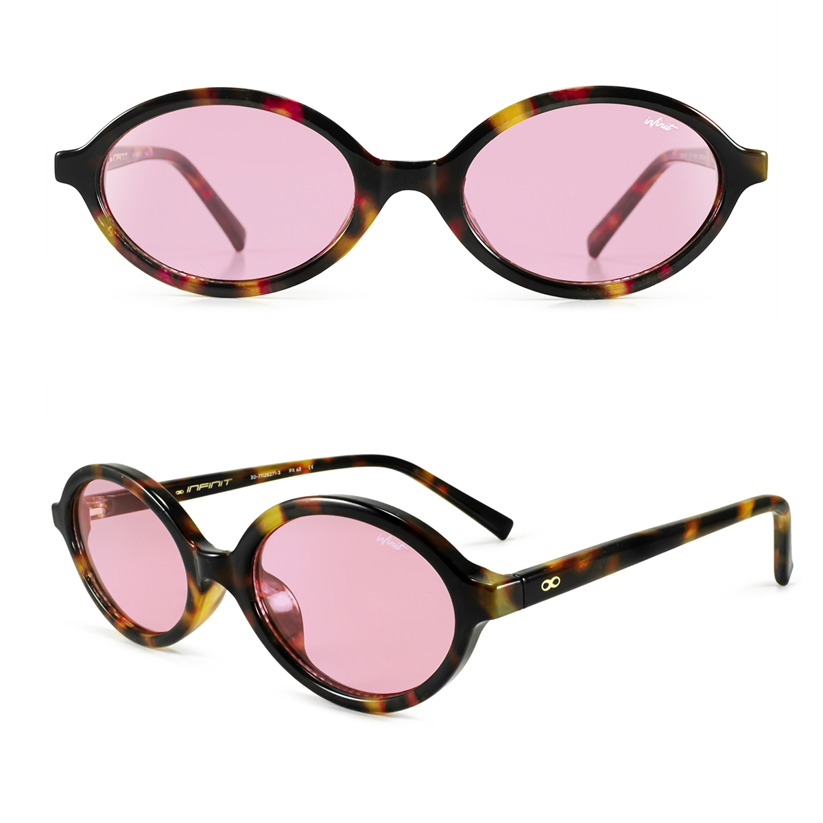 Anteojos de Sol - Fokus Carey Lente Rosa