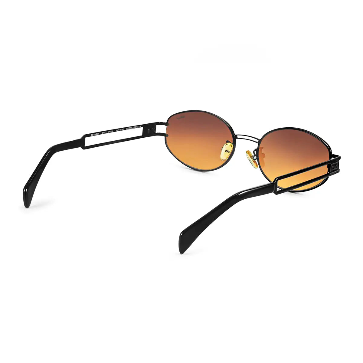 Anteojos de Sol - Georgia Negro Lente Ambar Degrade